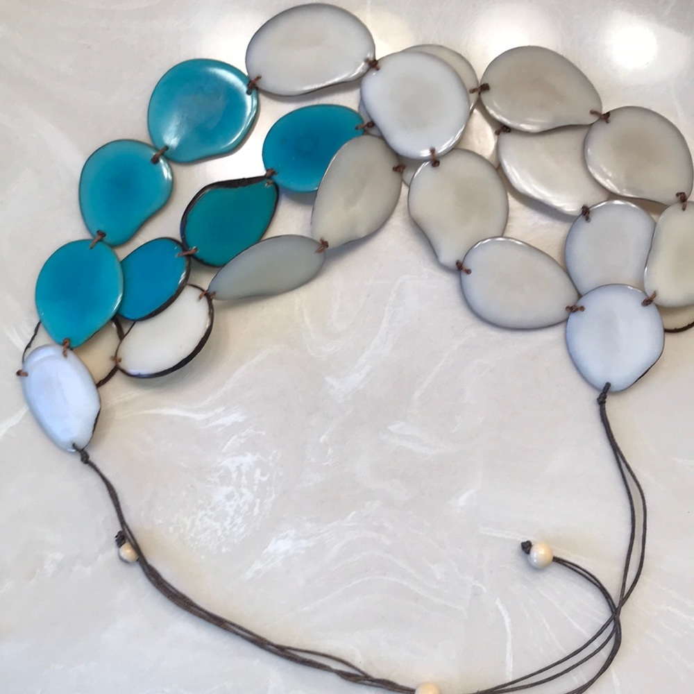 Turquoise adjustable necklace from Florida